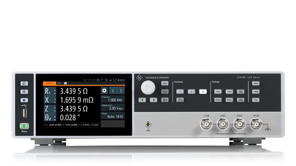 LCX100 - Измеритель LCR параметров Rohde & Schwarz от 4 Гц до 300 кГц