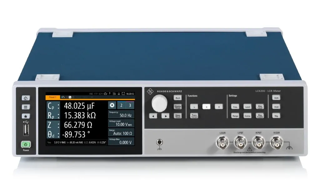 LCX200 - Измеритель LCR параметров Rohde & Schwarz от 4 Гц до 500 кГц (опционально 1 МГц или 10 МГц)