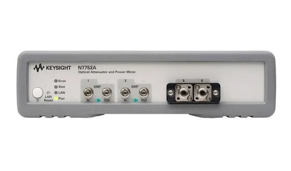 N7752A - Двухканальный регулируемый аттенюатор и двухканальный измеритель мощности оптических сигналов