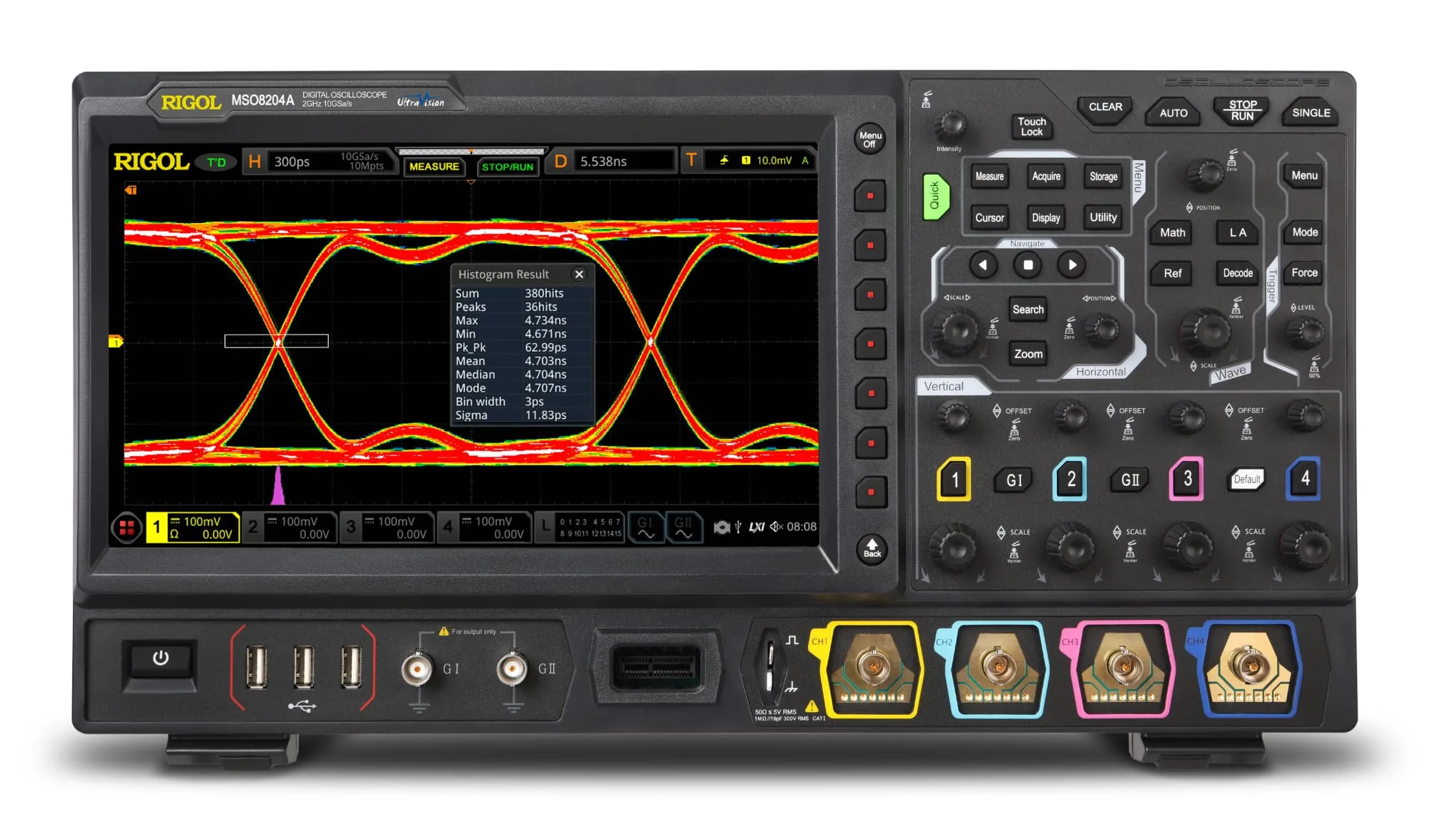 MSO8204A - цифровой осциллограф смешанных сигналов