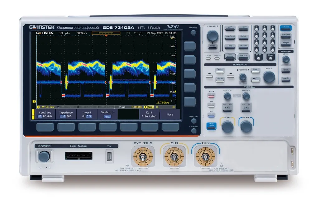 GDS-73102A GPIB - осциллограф цифровой 1 ГГц