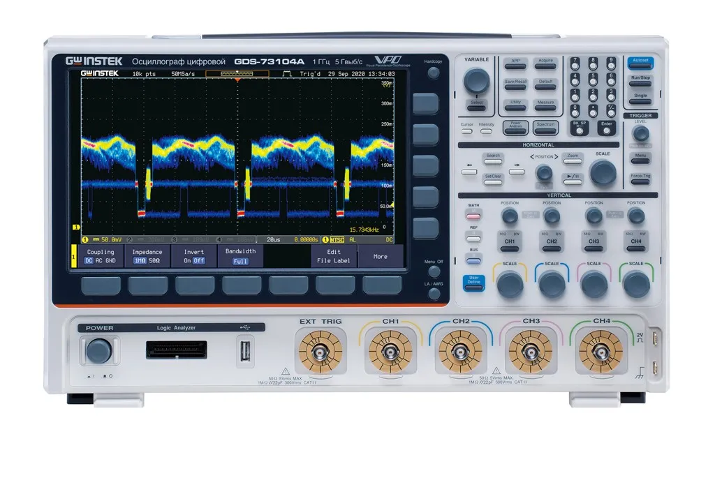 GDS-73104A GPIB - осциллограф цифровой 1 ГГц