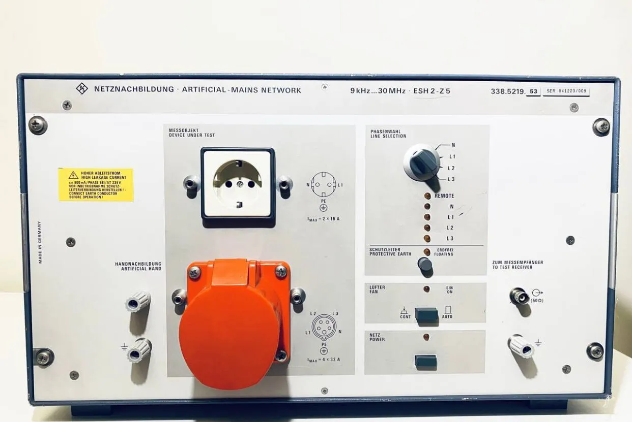 ESH2-Z5 - Эквивалент сети Rohde & Schwarz от 9 кГц до 30 МГц