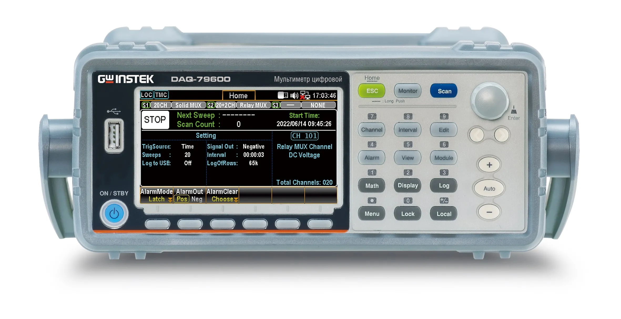 DAQ-79600 - Мультиметр цифровой с многоканальной системой сбора данных и коммутации