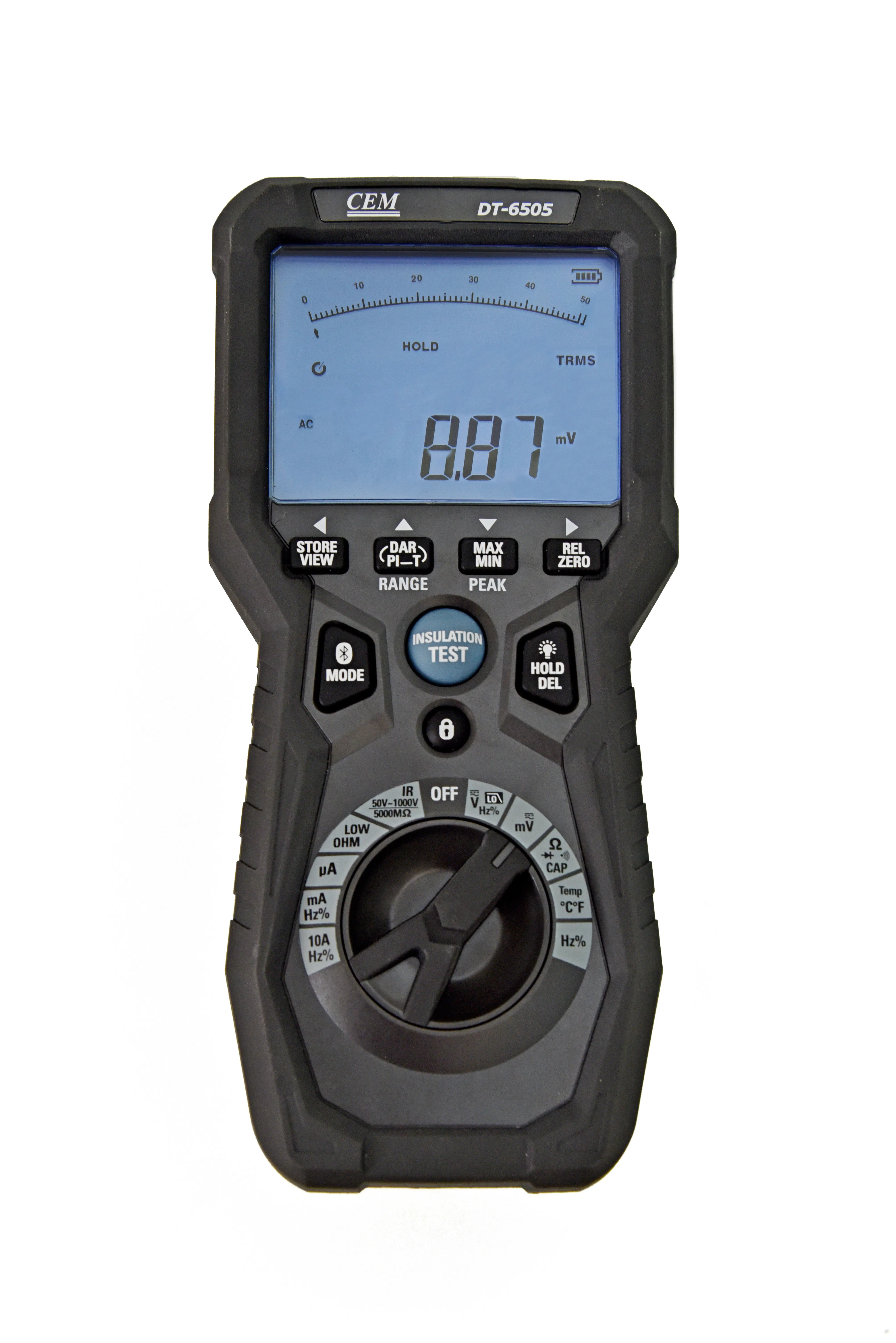 DT-6505 - Измеритель сопротивления изоляции Микроомметр высокого разрешения с мультиметром True RMS