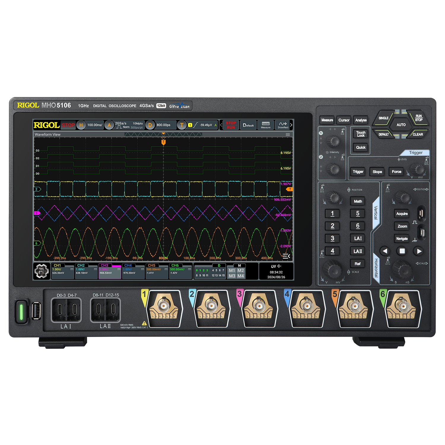MHO5106 - цифровой осциллограф