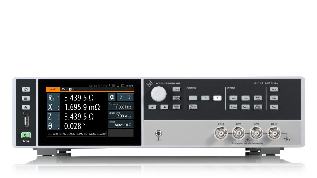 LCX100 - Измеритель LCR параметров Rohde & Schwarz от 4 Гц до 300 кГц