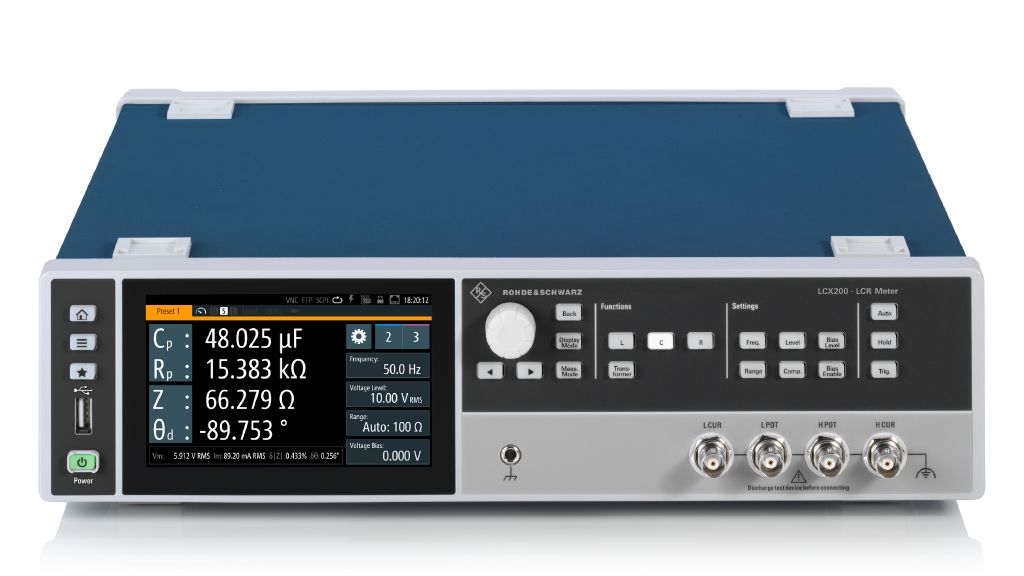 LCX200 - Измеритель LCR параметров Rohde & Schwarz от 4 Гц до 500 кГц (опционально 1 МГц или 10 МГц)