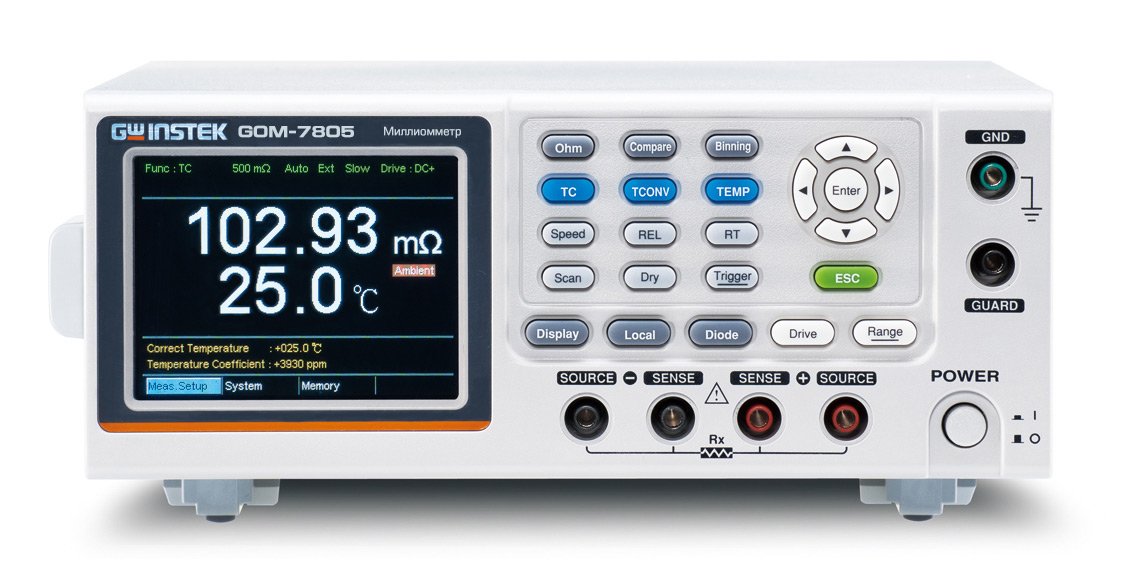 GOM-7805 - цифровой миллиомметр
