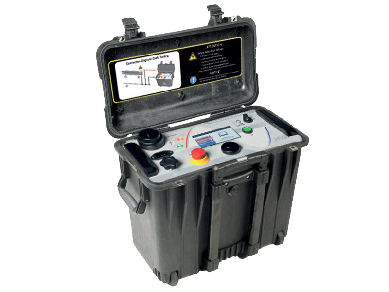 HVA34TD-1 - Высоковольтная СНЧ установка для испытания кабелей, 34кВ, с встроенным модулем измерения тангенса дельта