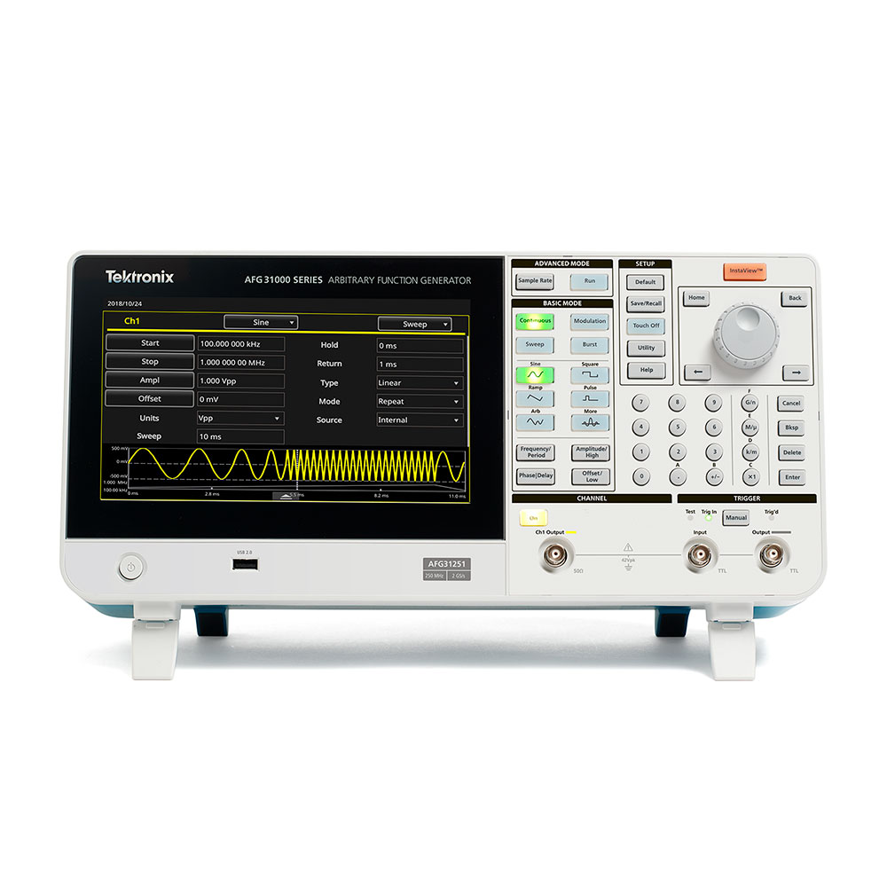 AFG31101 - Генератор сигналов Tektronix, 1 канал, 100 МГц