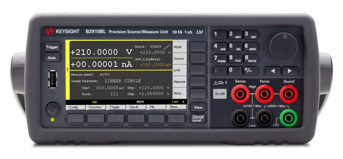 B2910BL - прецизионный источник-измеритель