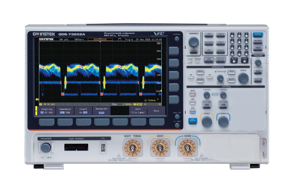 GDS-73652A - осциллограф цифровой 650 МГц